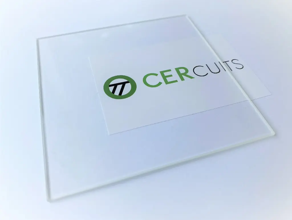 Borosilicate glass substrate (SiO2-B2O3)